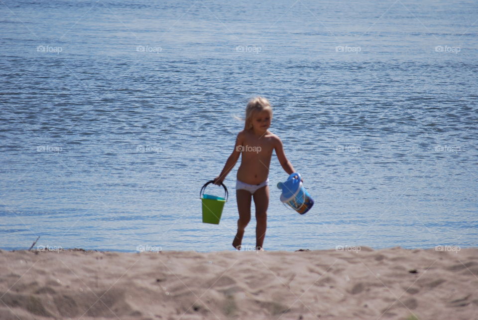 Girl on the beach