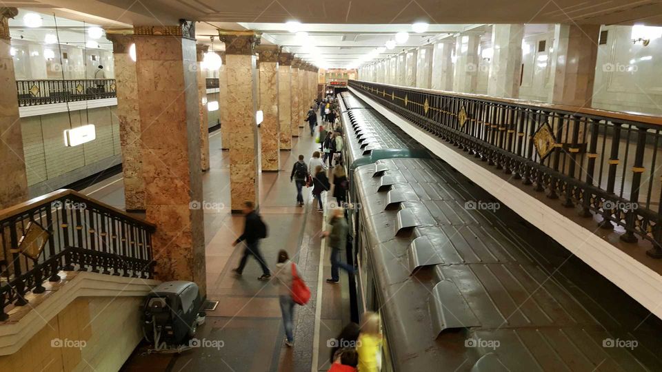 Metro station-Russia Moscow