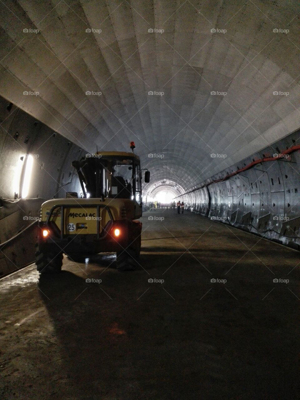 Digging a tunnel