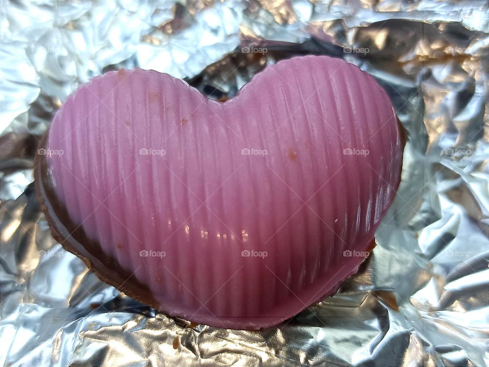 heart shape chocolate