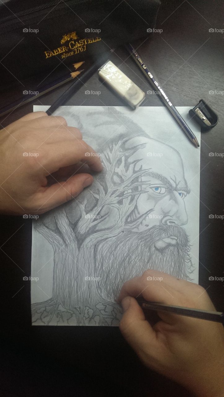 drawing the brain tree