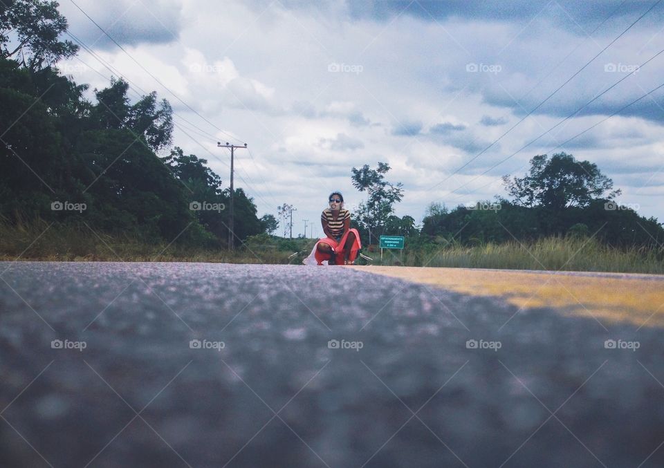 A estrada da vida está aí.