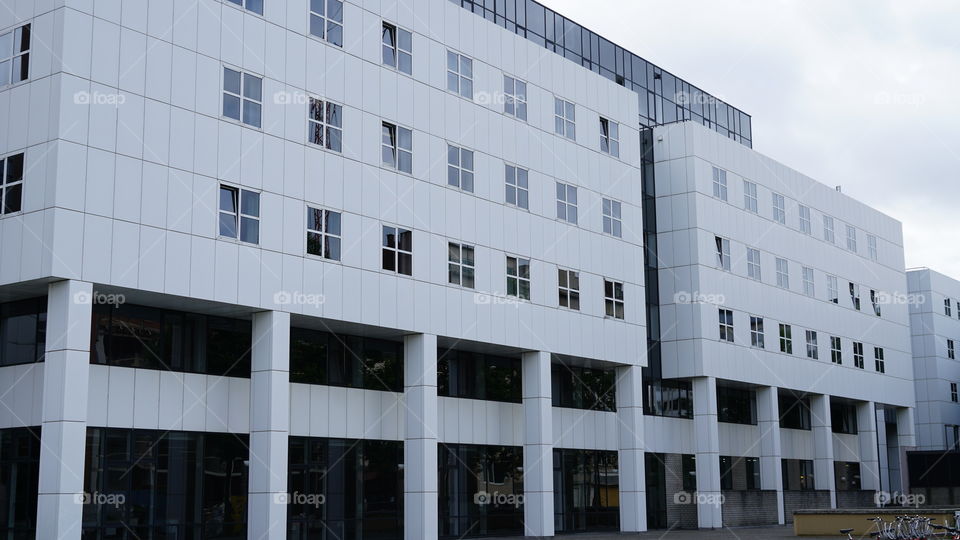 Modern office building in Antwerp