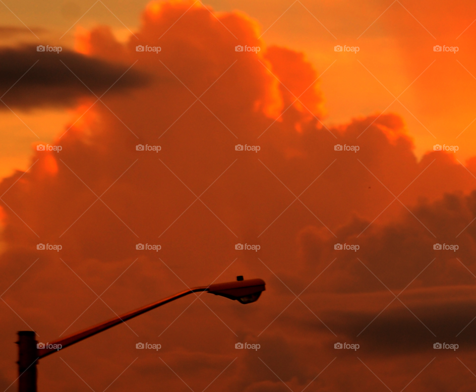 sky street light sunset by lightanddrawing