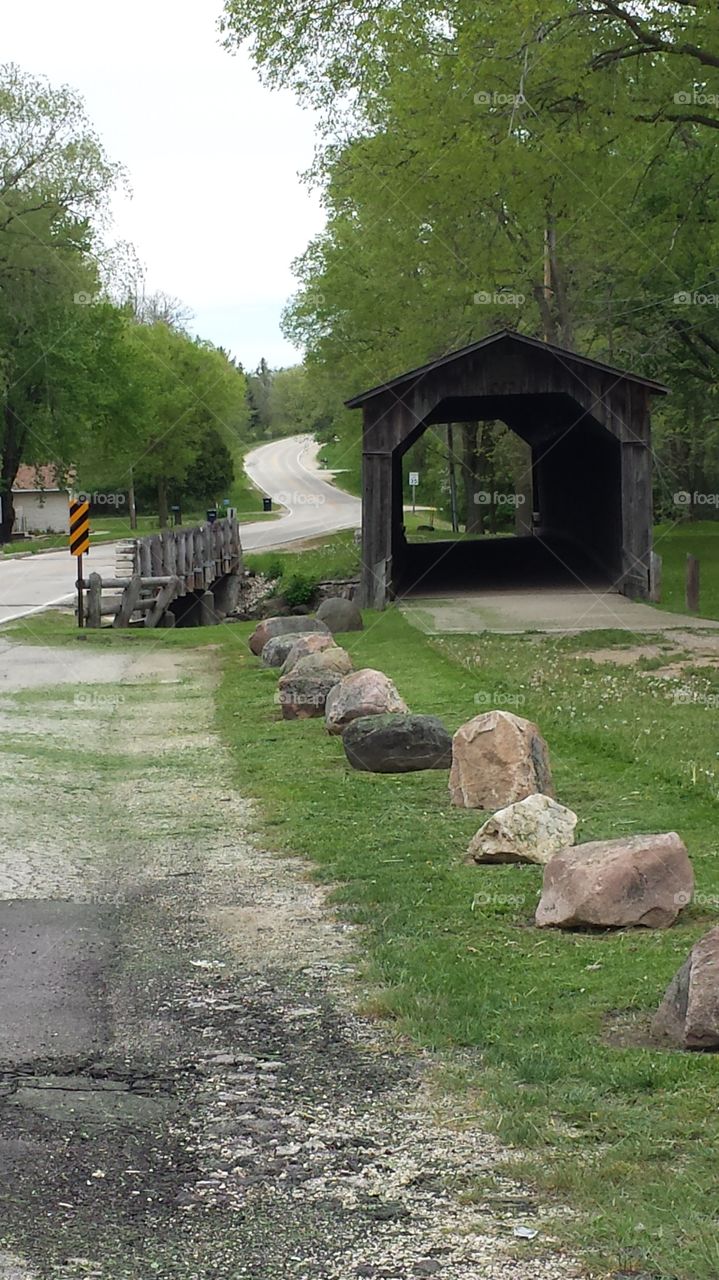 Landmarks. Covered Bridge 