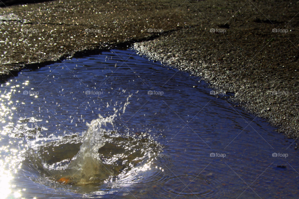 water ripples puddle splash by leonbritton123
