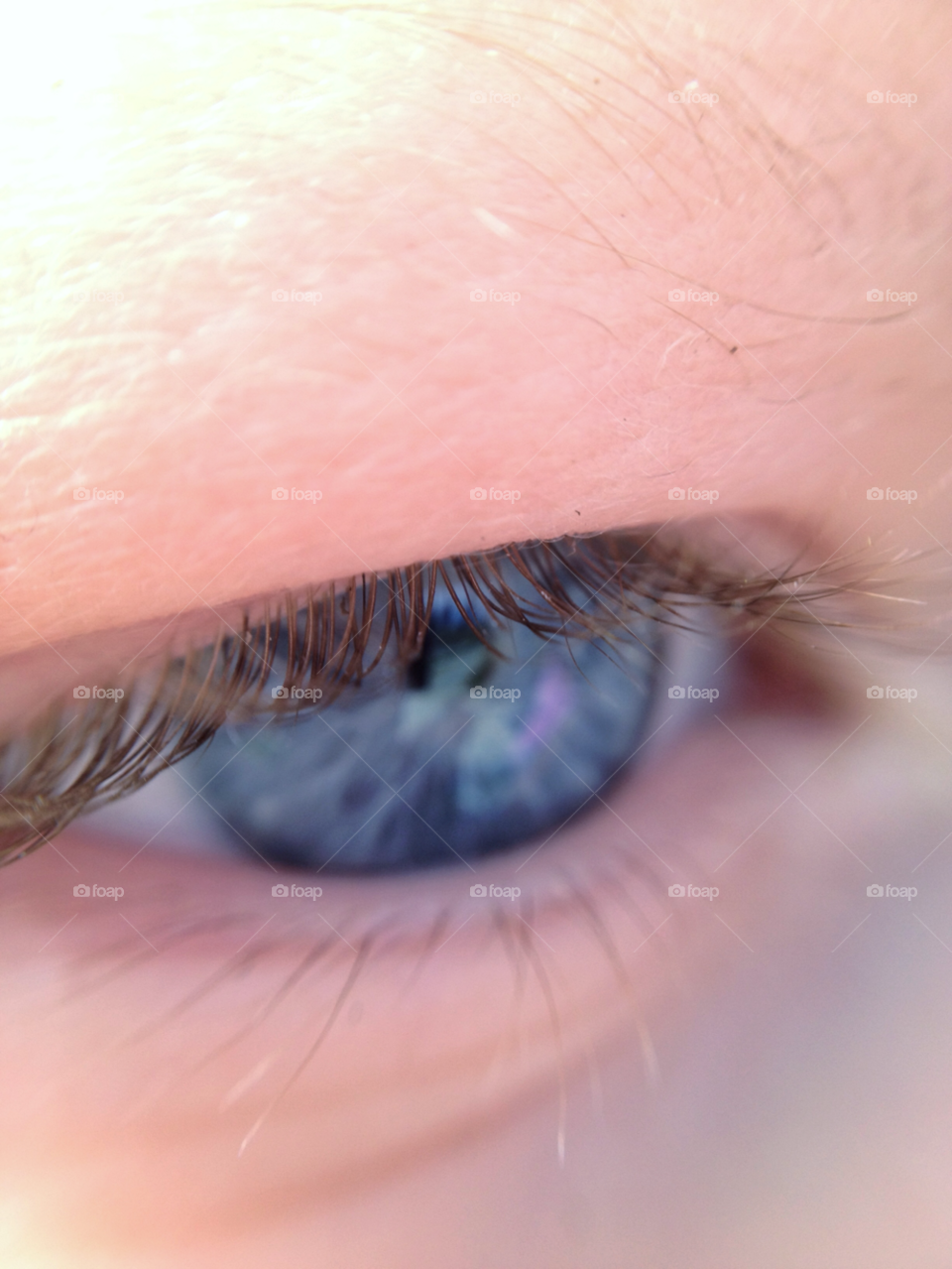 eye eyes blue face by somebeach