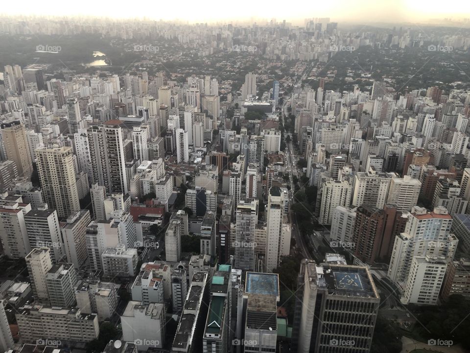 São Paulo city view from the top