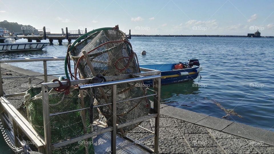 Details basket fisher net 