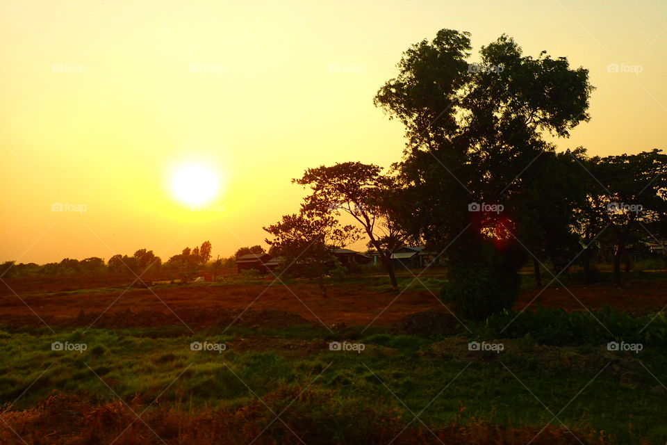 sunset Myanmar