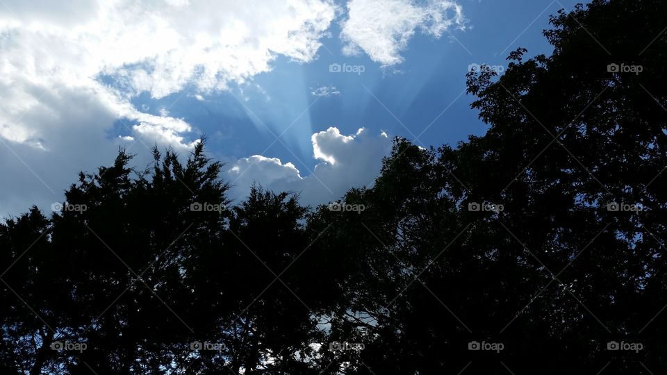 Sun Through the Clouds