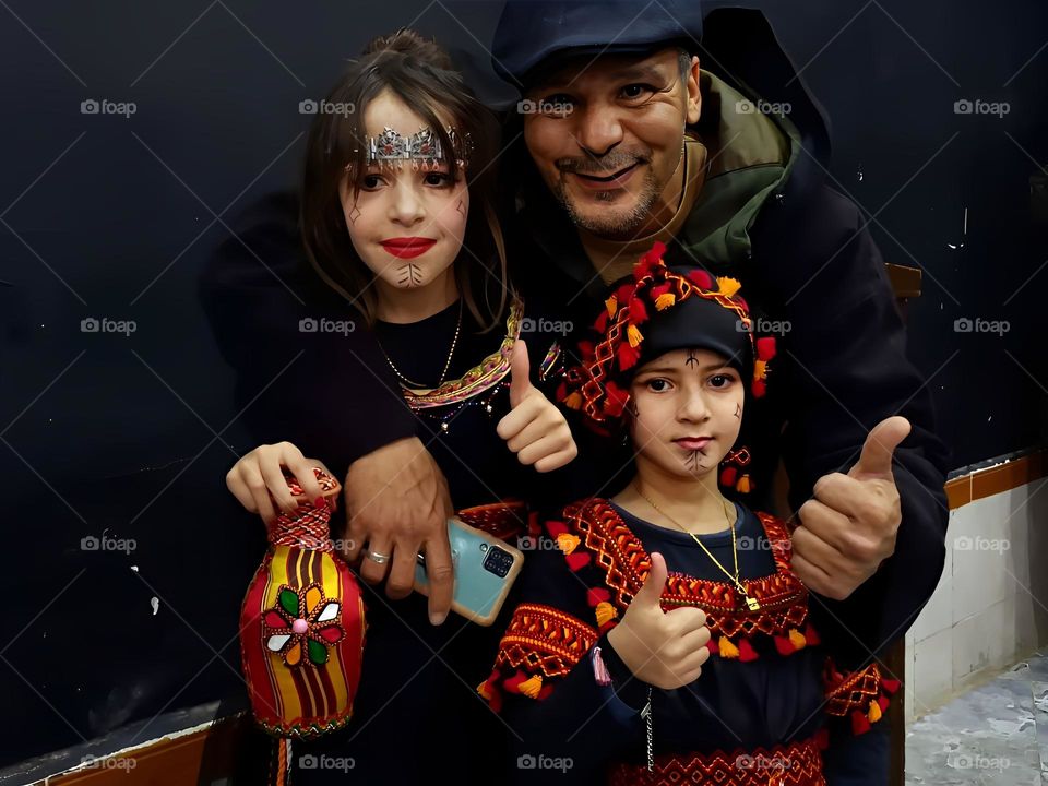 The legacy of the ancestors is immortalized by children