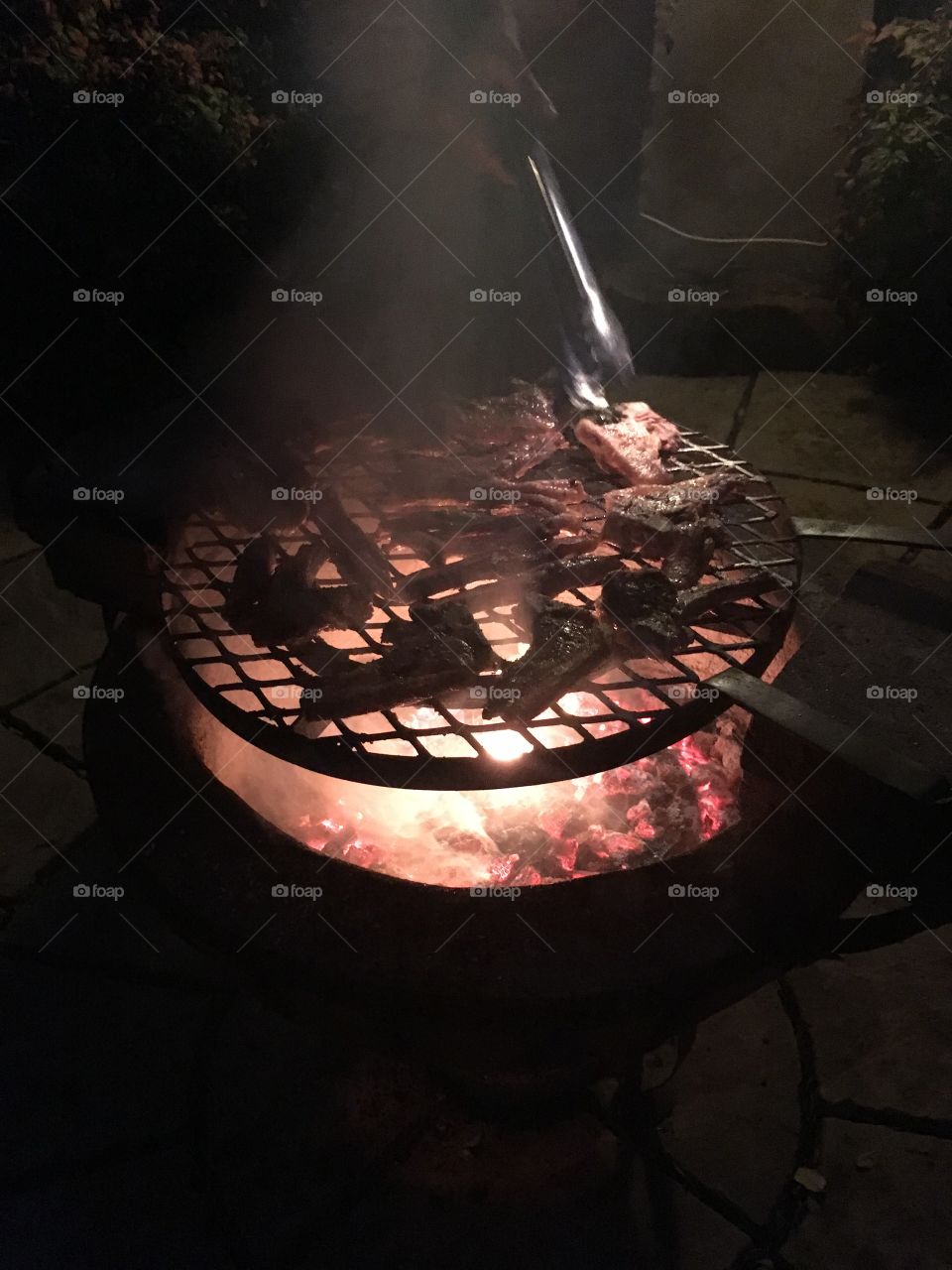 BBQ  in the dark