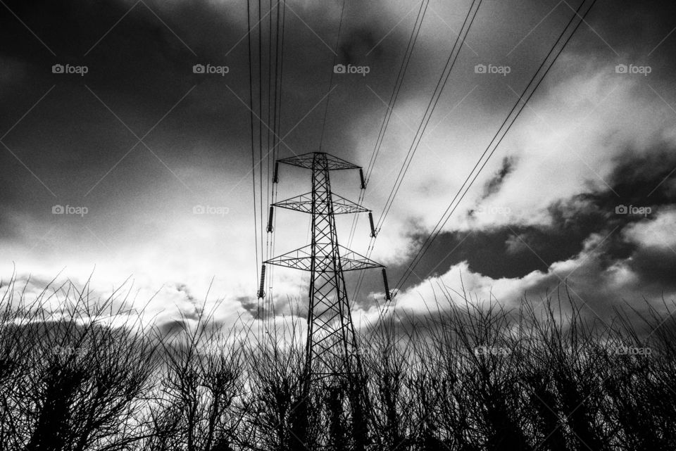 Pylon. Electricity