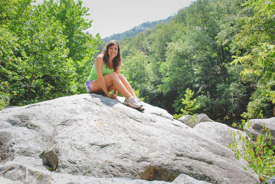 Rock sitting 