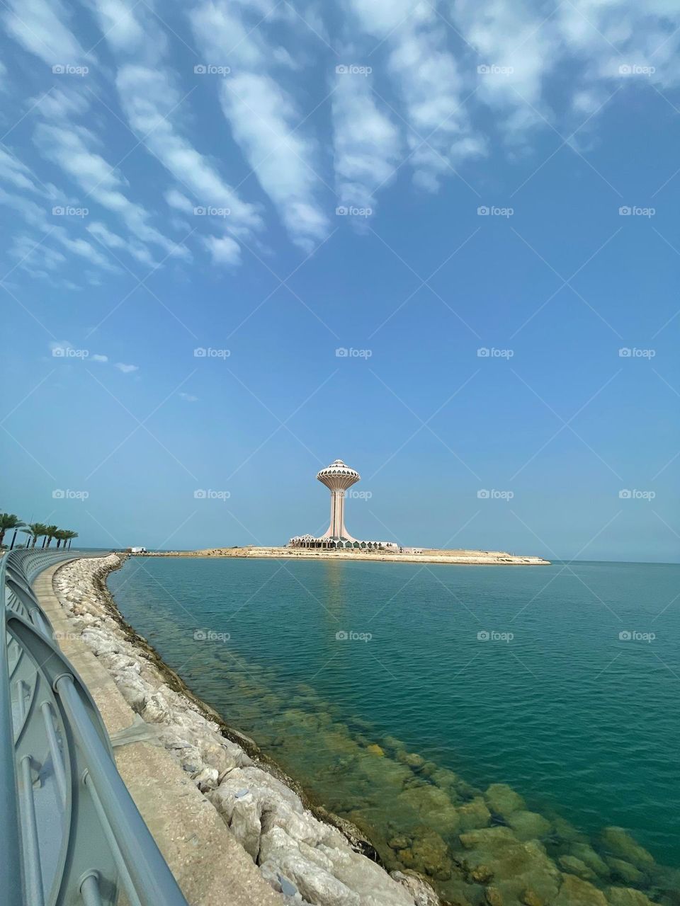 Landscape
There is plenty of greenery along the coast so visitors can sit there and enjoy the spectacular sea views. There is a three-story Khobar water tower on the island near the coast and is visible from the seafront.
