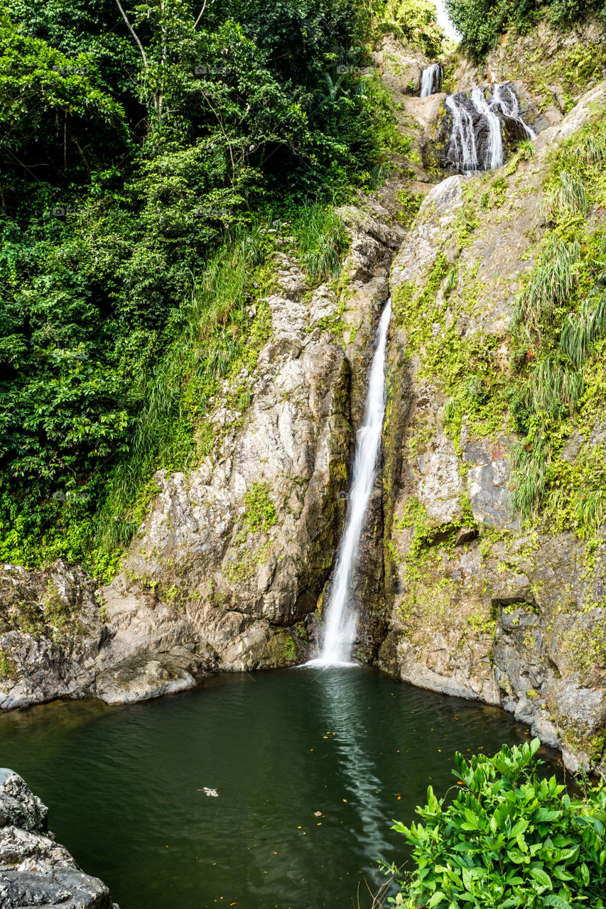 Dona Juana waterfall cascade