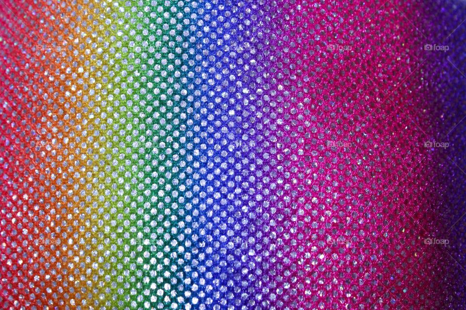 Pride colours glitter sequence