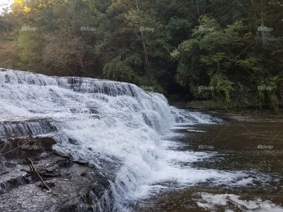 Water, Waterfall, River, Landscape, Stream