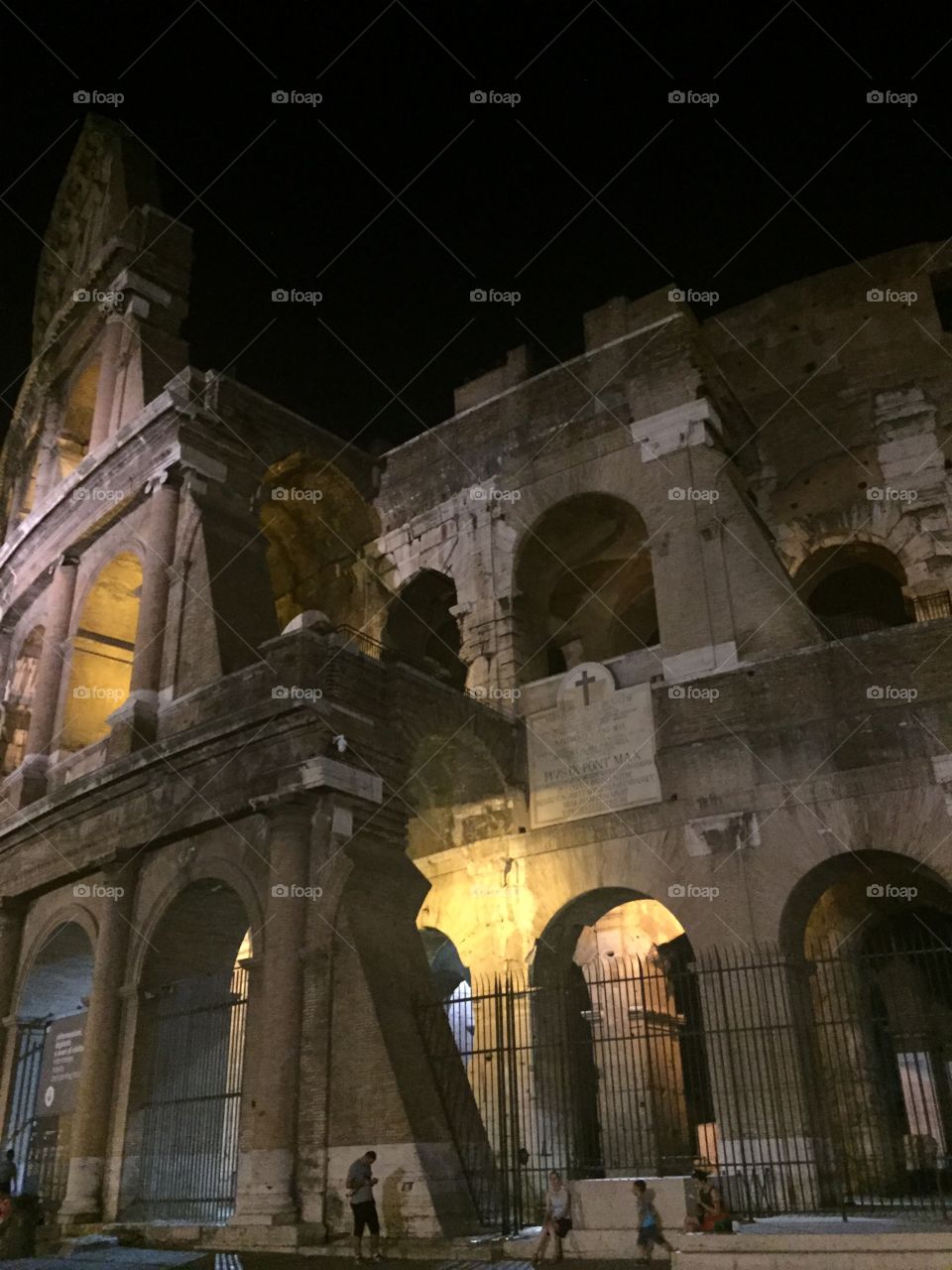Il Colosseo in Roma, Italy