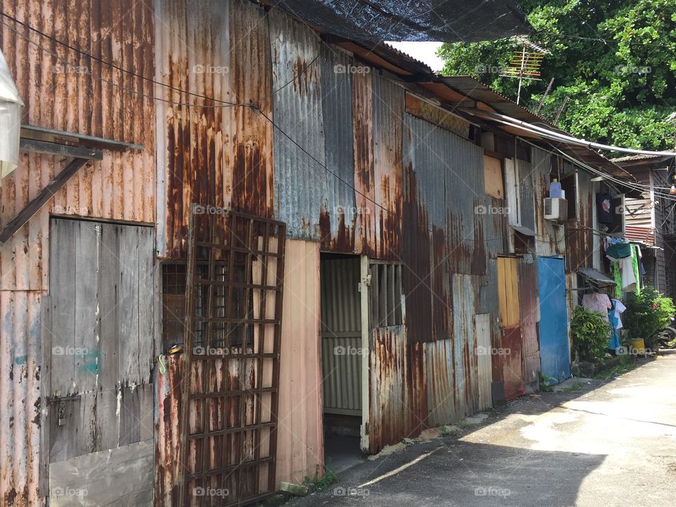 Rustic facade