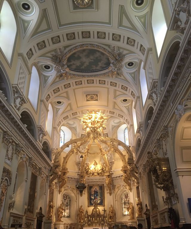 Church ceiling