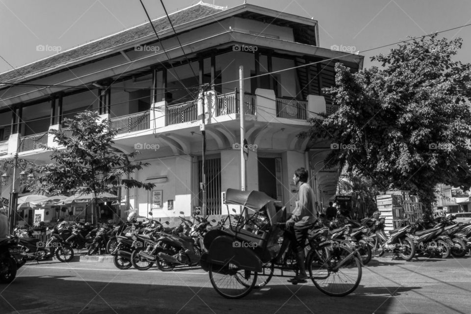 pasar gede traditional market at central java indonesia