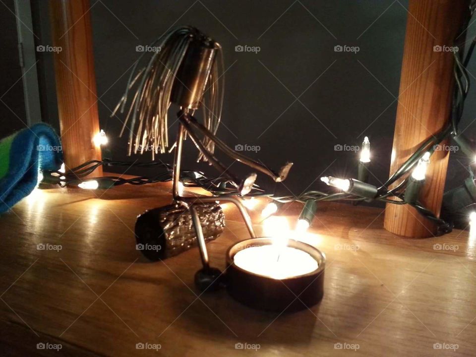 Lamp, Light, Wood, Indoors, Candle