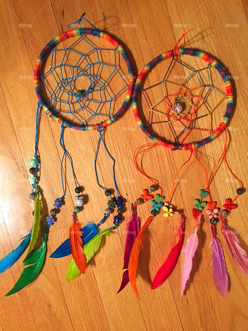 Handmade dreamcatchers