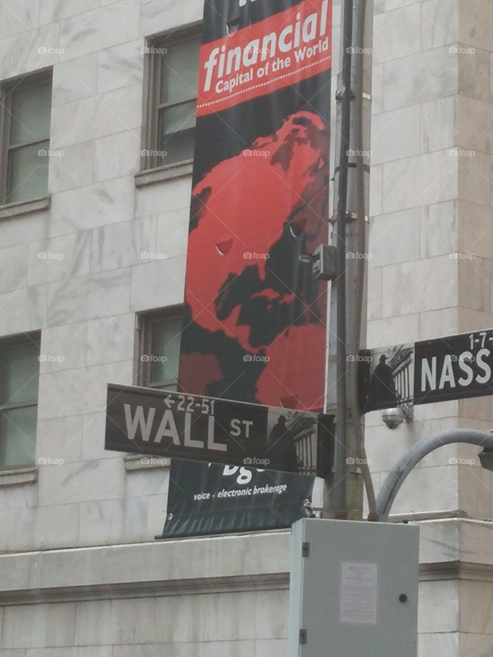 new york wall street corner