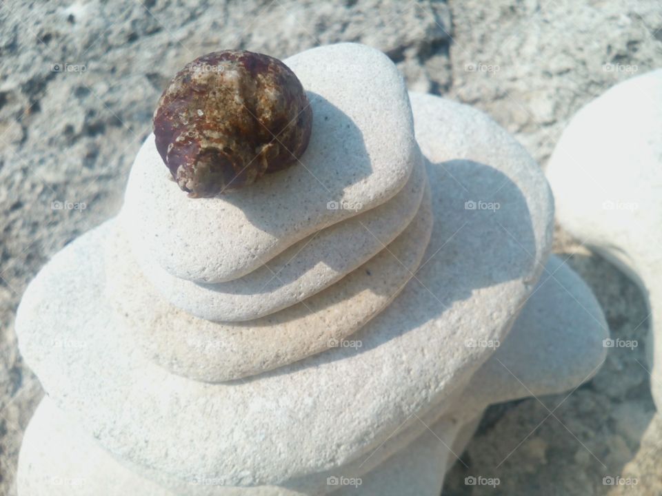 No Person, Stone, Nature, Beach, Zen