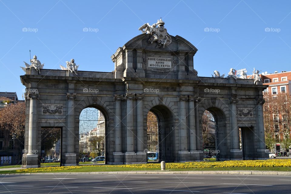 Puerta de Alcalá in Madrid