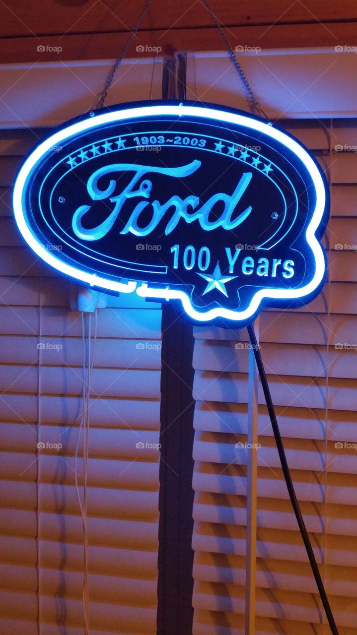 Ford neon sign