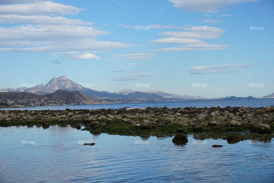 Sea#mountains#sky#clouds#nature