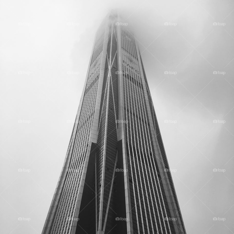 Ping An Skyscraper in Downtown Shenzhen - China