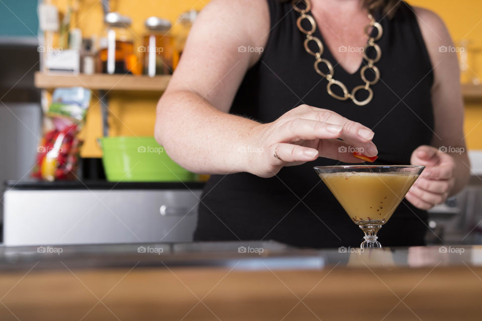 Preparing a delicious drink