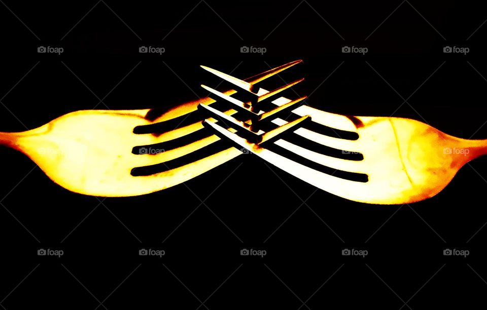 golden fork🙃