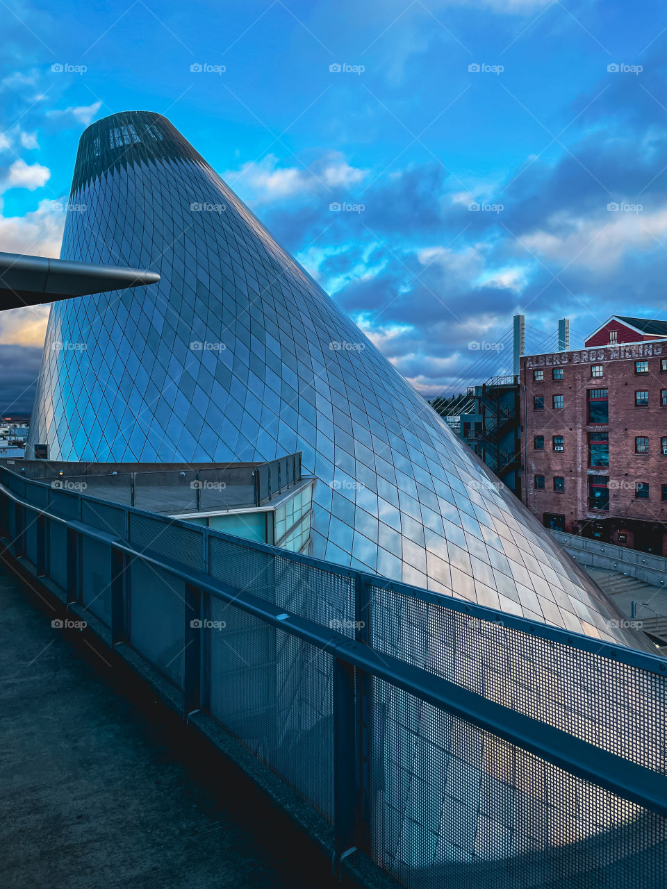 Mix of Old and new buildings 
