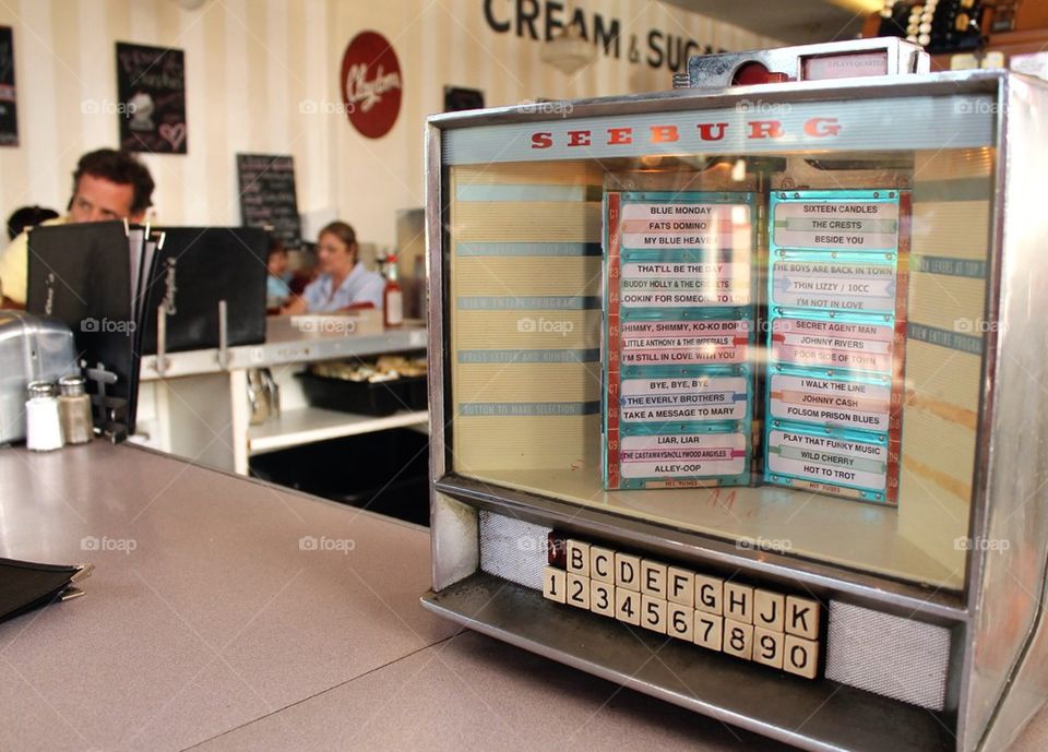 music retro diner jukebox by martynmcl