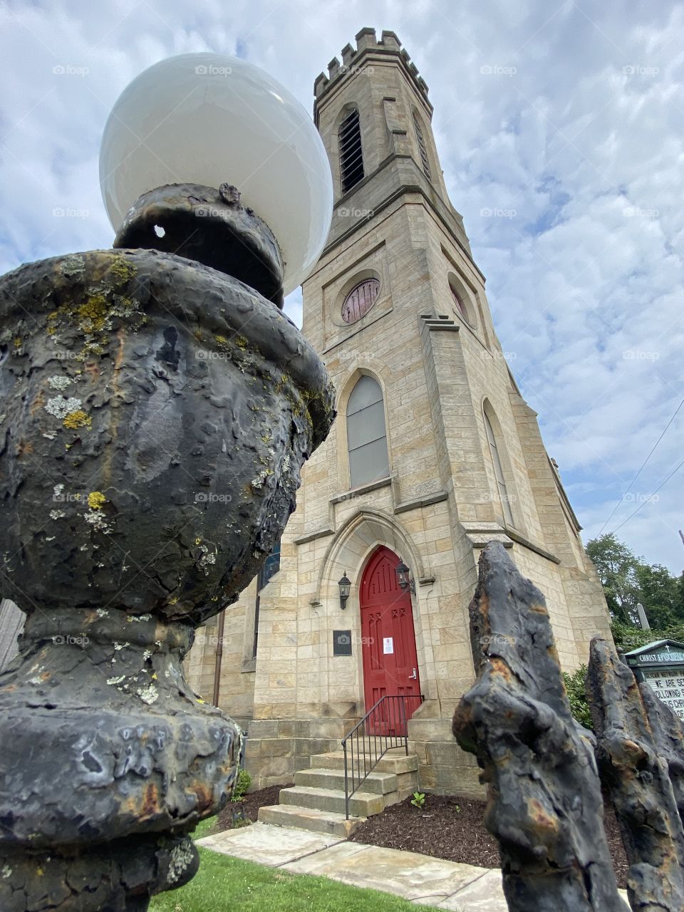 I see a red door and I want to paint it black