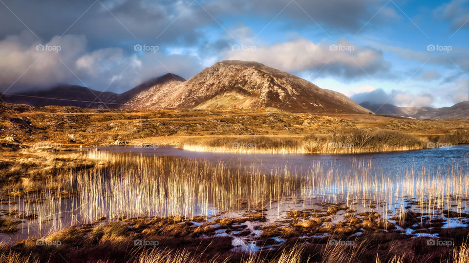 Connemara, west of Ireland, lakes and mountains