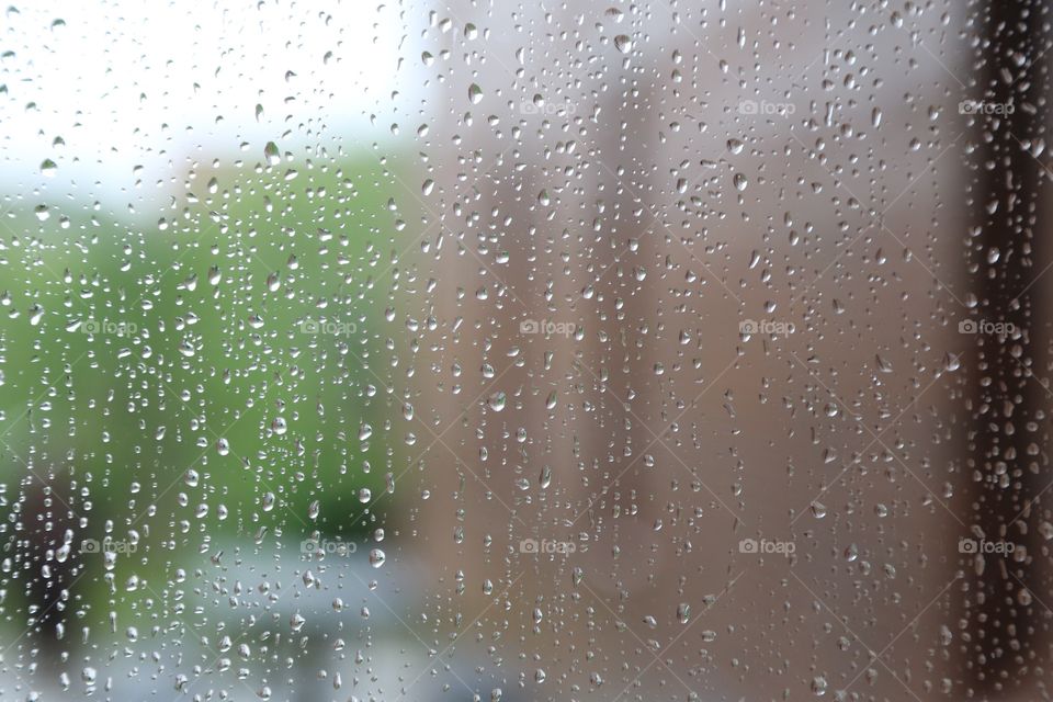 Rainy day at Florida!. Rain hitting my office windows! What scene...