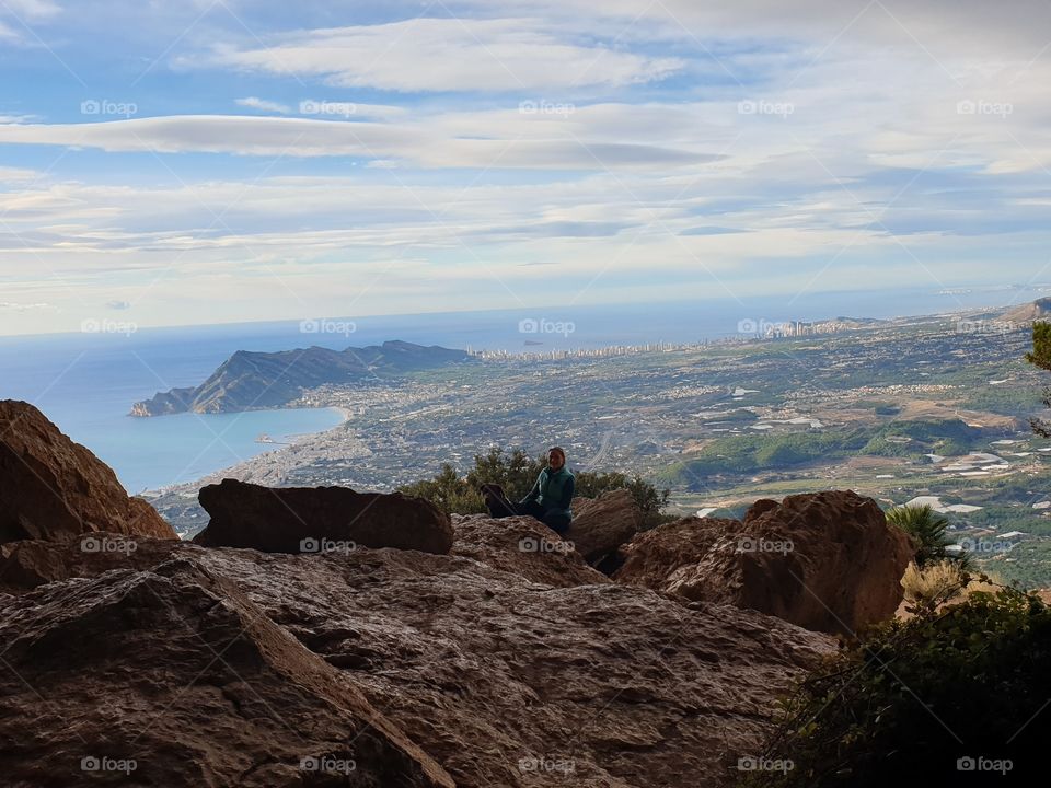 Ciudad#montañas#mar#paseo#vistas#nubes