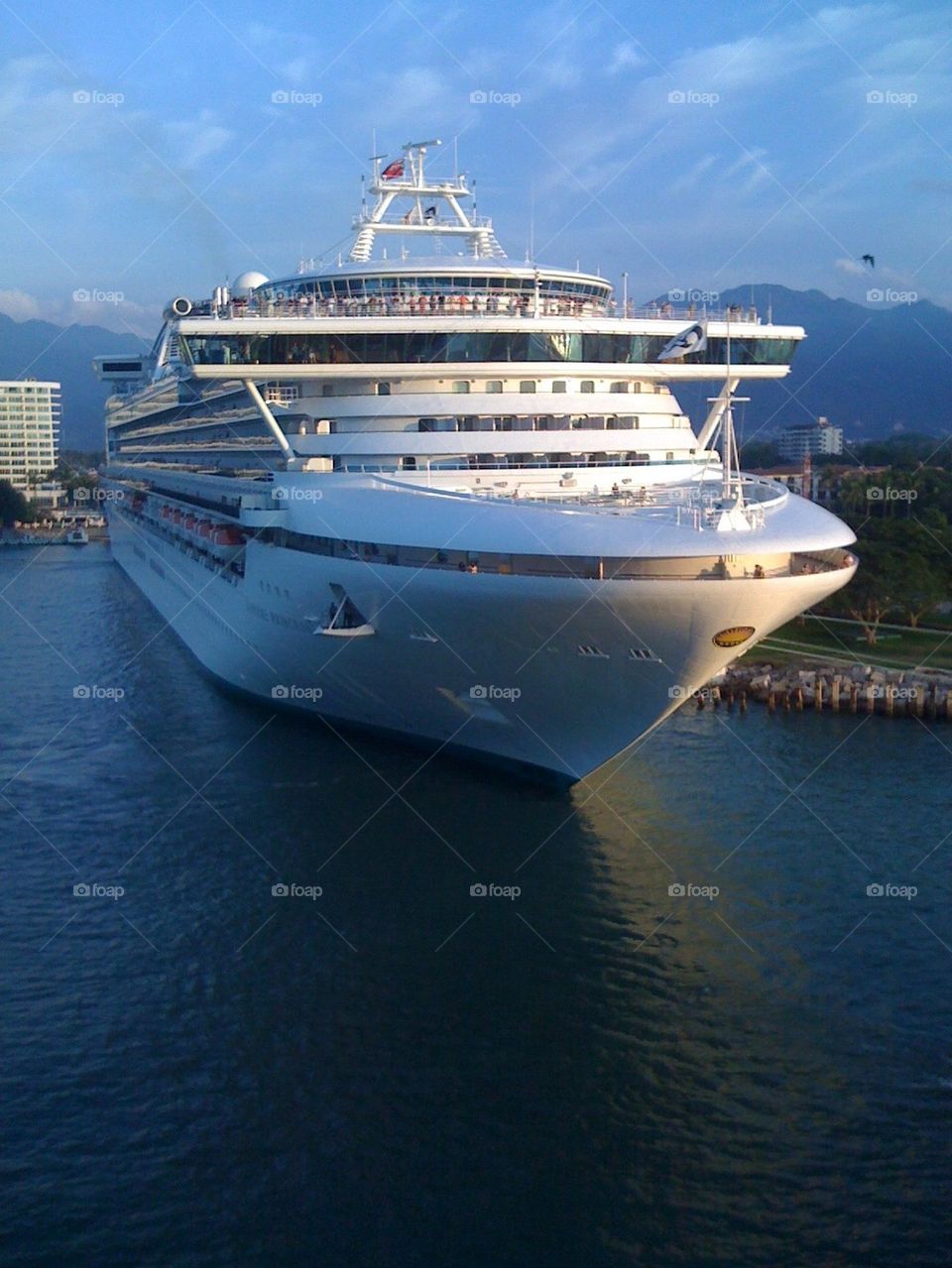Cruise ship in Mexico