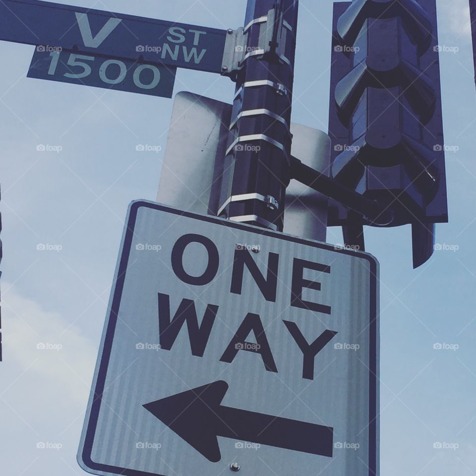 One way 