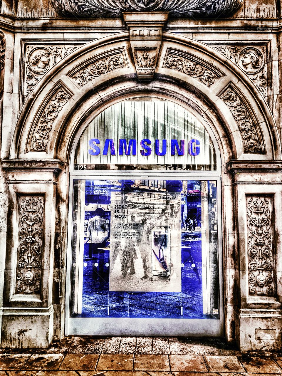 Old and New Samsung Window Dressing. Old and New Samsung Window Dressing