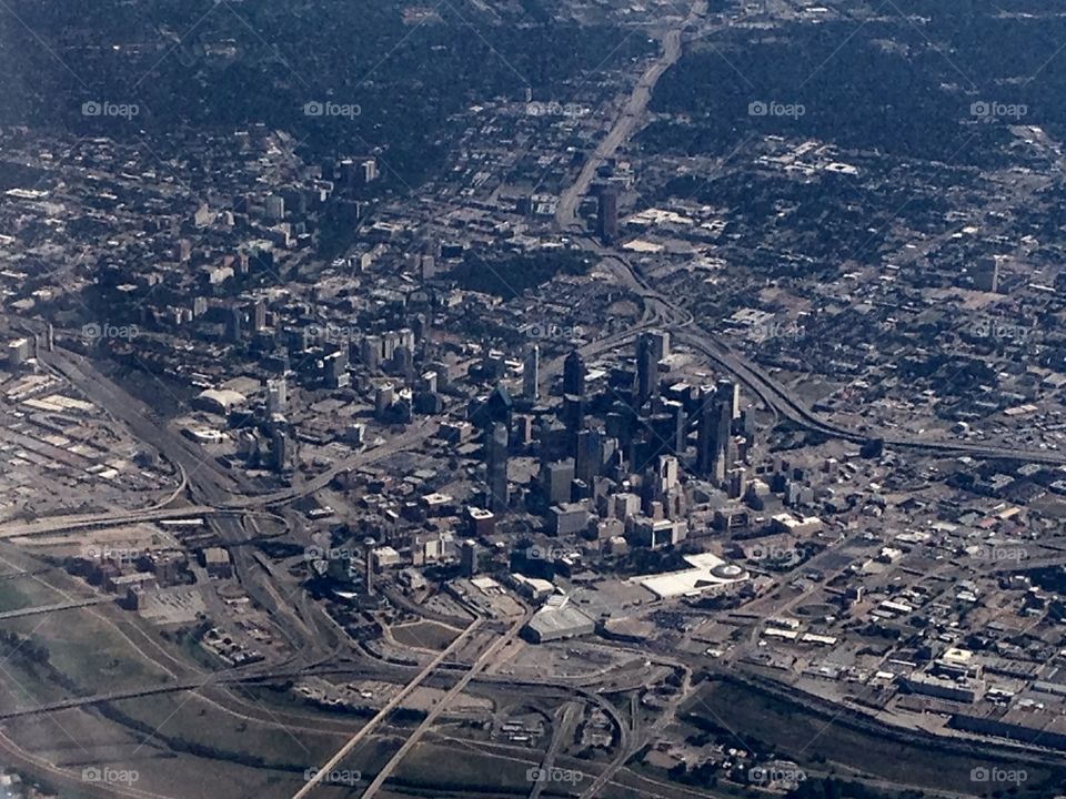 Dallas from above