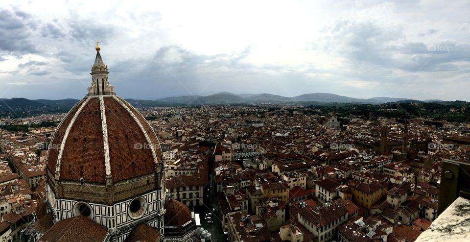 View of Santa Maria del Fiore from Giotto's bell tower