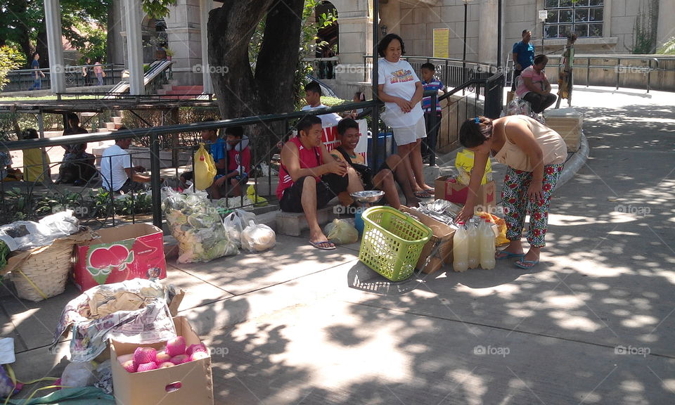 vendor on street