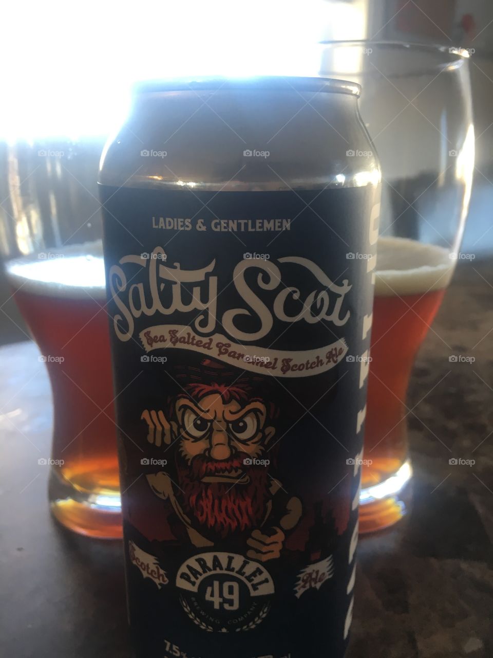 Salty scot beer